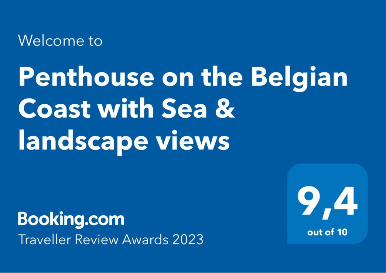 Penthouse On The Belgian Coast With Sea & Landscape Views Apartman Wenduine Kültér fotó